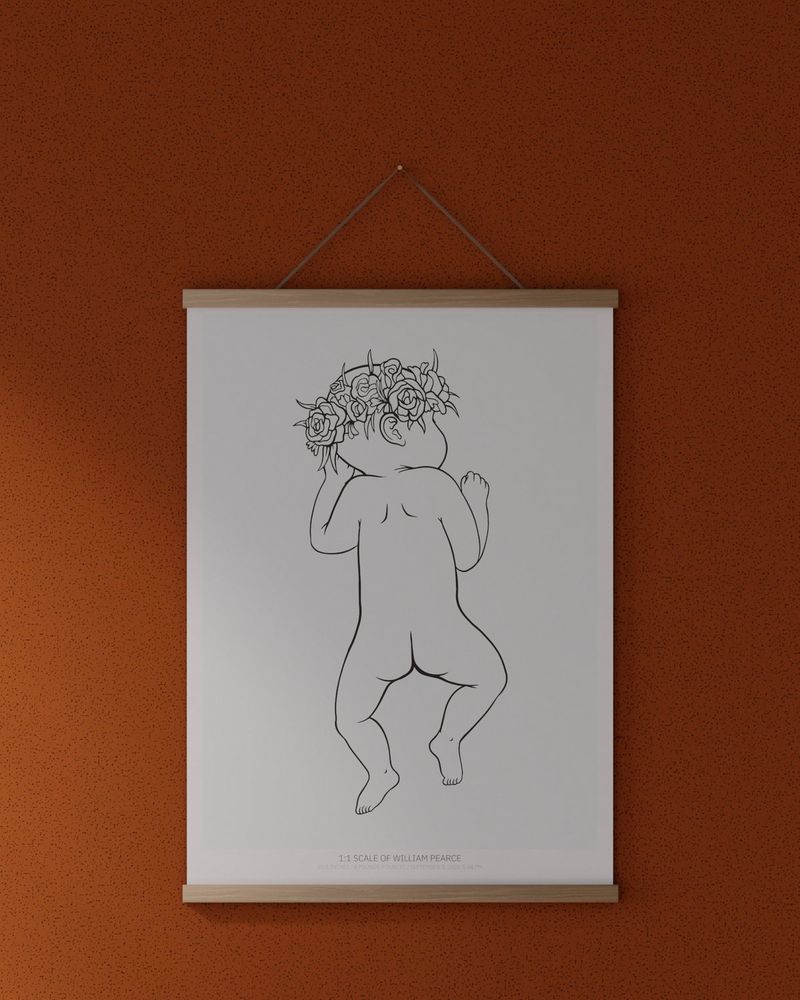 Bakifrån, Arctic, Minimalistisk, med krans