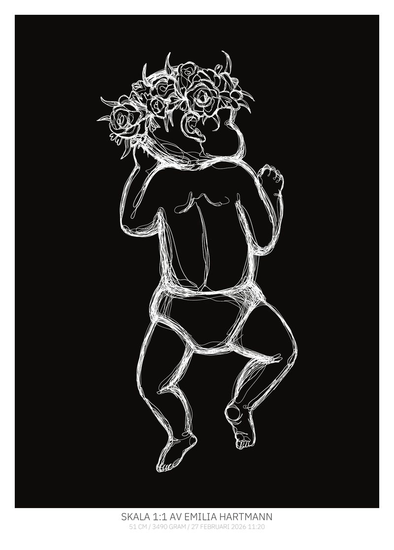 From behind with diaper – Ink